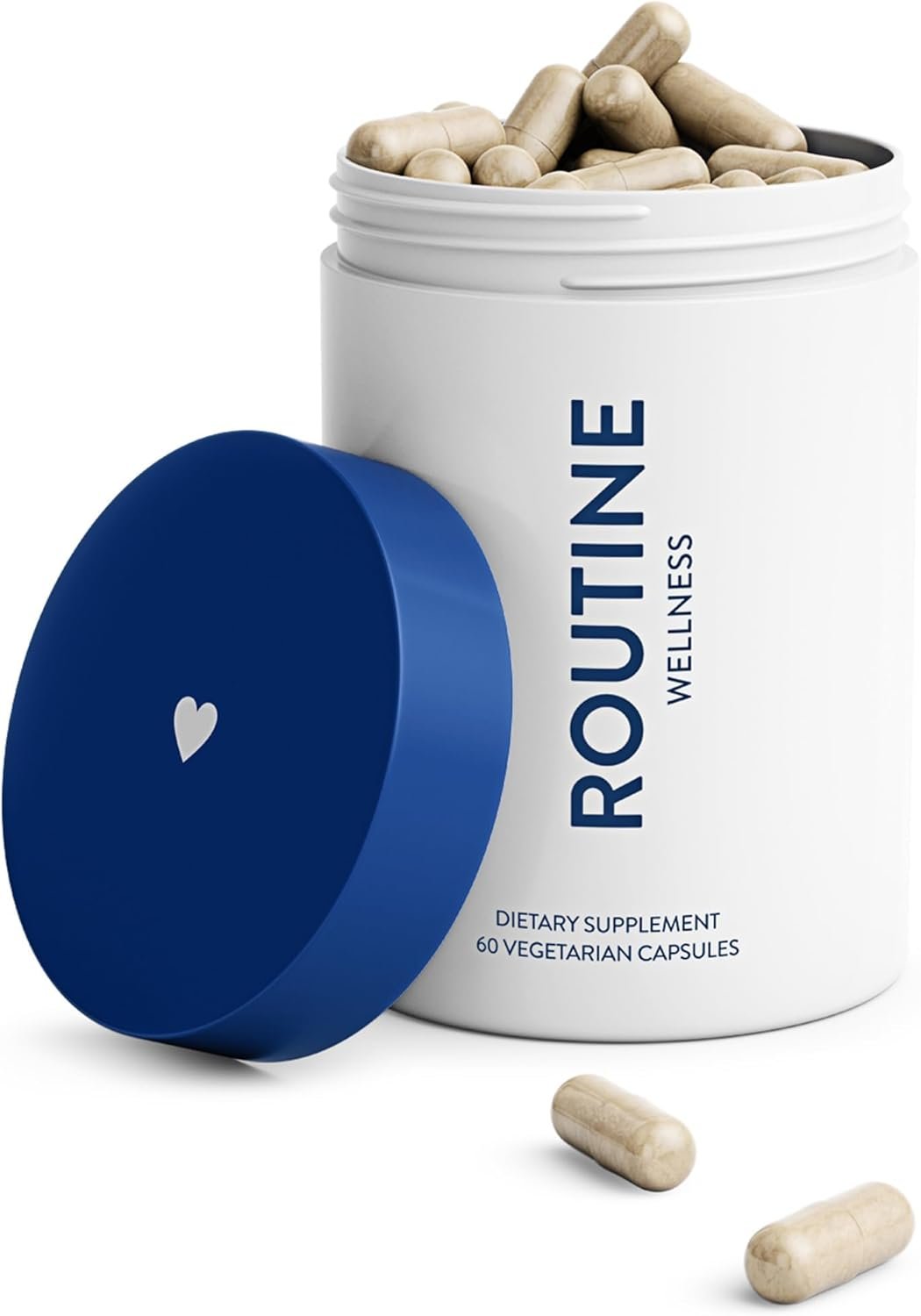 Routine Wellness Advanced Hair Growth Supplement – Vitamins to Grow Thicker, Fuller Hair with Volume, Vegetarian and Gluten Free, Ideal for Women & Men with Thinning Hair (60 Count (Pack of 1))